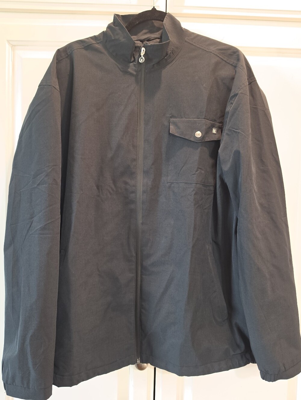 Linksoul Black Full-Zip Lightweight Golf Jacket Size XL